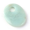 Natural Flower Amazonite Pendants X-G-Q458-32-2
