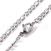 Non-Tarnish 304 Stainless Steel Necklaces NJEW-Q338-07P-4
