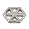Non-Tarnish 304 Stainless Steel Filigree Joiners STAS-Z076-20P-2