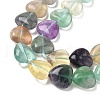 Natural Colorful Fluorite Beads Strands G-B022-06C-01-3