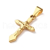 201 Stainless Steel Pendants STAS-U053-07E-G-2