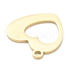 Ion Plating(IP) 304 Stainless Steel Pendants STAS-B016-10G-3
