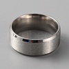 201 Stainless Steel Plain Band Ring for Women RJEW-WH0010-06C-MP-2