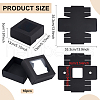 Square Kraft Paper Storage Gift Boxes CON-WH0095-100C-02-2