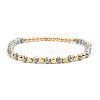 Handmade Geometric Black Onyx and Acrylic Bead Crystal Bracelet for Women ST4670043-1