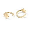 Brass Cuff Earrings EJEW-L234-032G-2