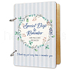 SUPERDANT 1 Set Wooden 2-Ring Loose Leaf Binder Postcard Phote Album Cover DIY-SD0001-02B-1