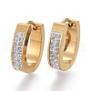 304 Stainless Steel Huggie Hoop Earrings EJEW-L252-018A-01G-1
