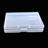 Transparent Plastic Storage Box CON-WH0070-13C-2
