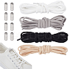 4 Sets 4 Colors Polyester Shoelaces DIY-FG0006-67-1