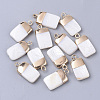 Electroplate Freshwater Shell Pendants X1-SHEL-S276-62A-1