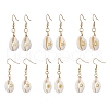 Shell Shape Dangle Earrings EJEW-JE06415-2