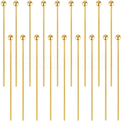 Beebeecraft 30Pcs 925 Sterling Silver Ball Head Pins STER-BBC0006-40-1