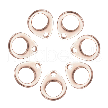 Unicraftale 304 Stainless Steel Chain Tabs STAS-UN0007-23RG-1
