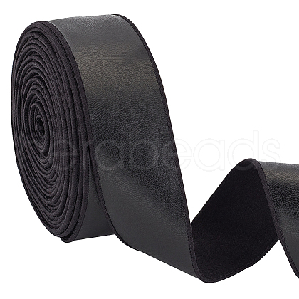 AHADERMAKER 10 Yards Flat Imitation Leather Cord OCOR-GA0001-76-1