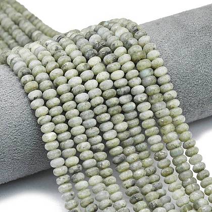 Natural Labradorite Beads Strands G-P575-A49-6x4mm-1
