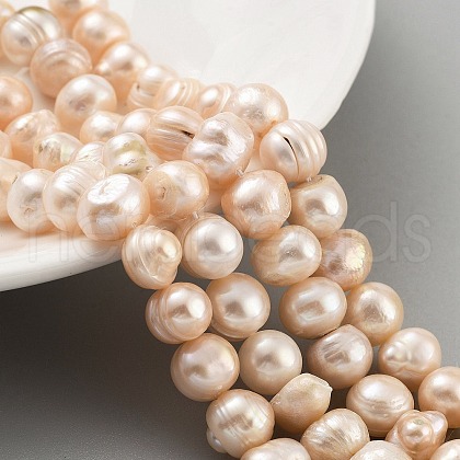 Natural Cultured Freshwater Pearl Beads Strands PEAR-C003-14B-1