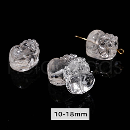 Natural Quartz Crystal Carved Beads PW-WG47223-12-1