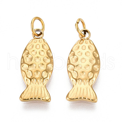 304 Stainless Steel Pendants STAS-N115-09G-1