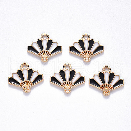 Chinese Style Alloy Enamel Pendants X-ENAM-N054-026C-1