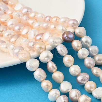 Natural Cultured Freshwater Pearl Beads Strands PEAR-P064-19I-02B-1