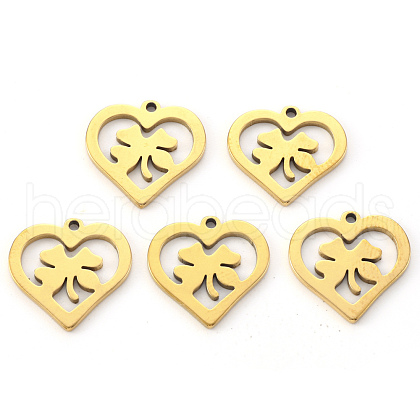 PVD Vacuum Plating 201 Stainless Steel Charms STAS-N092-82G-1