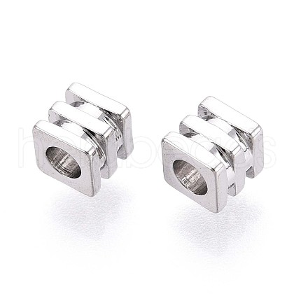 Brass Spacer Beads KK-T075-66P-1