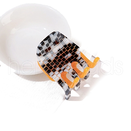Cellulose Acetate Claw Hair Clips PW-WG32801-03-1
