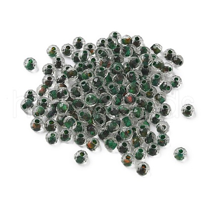 130Pcs 10G Transparent Glass Seed Beads GLAA-V001-07E-1