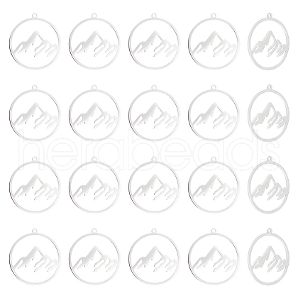 Unicraftale 201 Stainless Steel Pendants STAS-UN0051-54-1