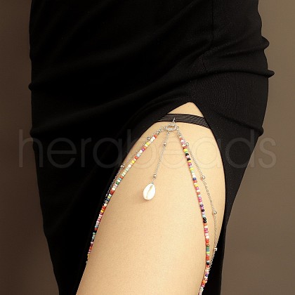 Shell & Tassel Alloy Thigh Chain WGB48CD-06-1