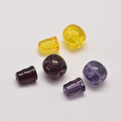 3-Hole Glass Guru Beads PIEG-J001-M-1
