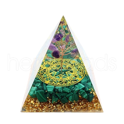 Orgonite Pyramid Resin Energy Generators PW-WGD4C6B-01-1