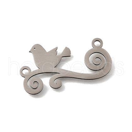 304 Stainless Steel Pendants STAS-S176-15P-1