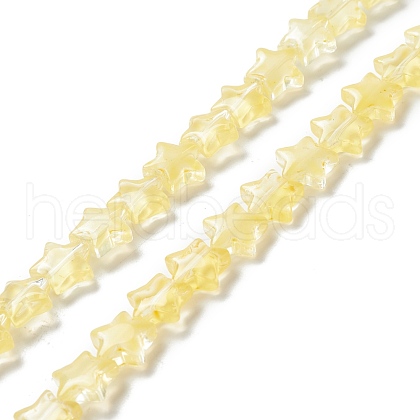 Transparent Glass Beads Strand GLAA-K057-01C-1