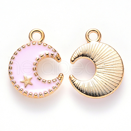 Alloy Enamel Pendants ENAM-S121-063A-1