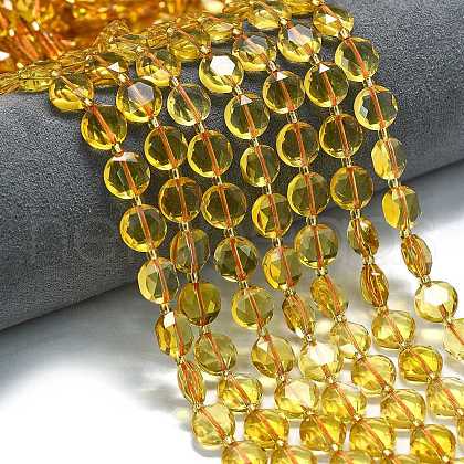 Synthetic Citrine Beads Strands G-C116-A128-01-1