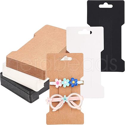 Cardboard Paper Hair Clip Display Cards CDIS-NB0001-04-1
