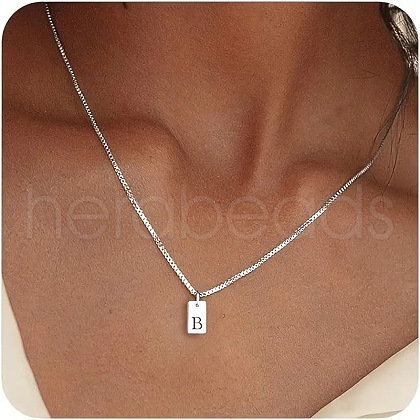 304 Stainless Steel Box Chain Necklaces FS-WG1FEB4-04-1