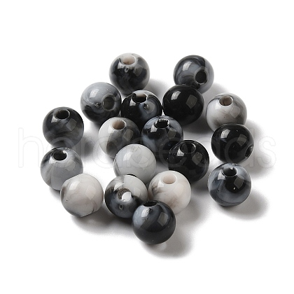 Imitation Gemstone Acrylic Beads OACR-M006-06D-1
