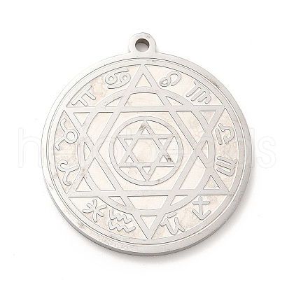 Non-Tarnish 304 Stainless Steel Pendants STAS-M302-01P-1