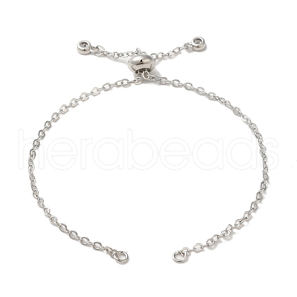 Rack Plating Brass Cable Chain Link Bracelet Making KK-TAC0016-05P-1