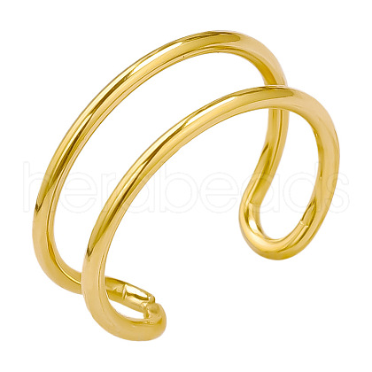 Stainless Steel Adjustable Cuff Rings for Women AY9987-2-1