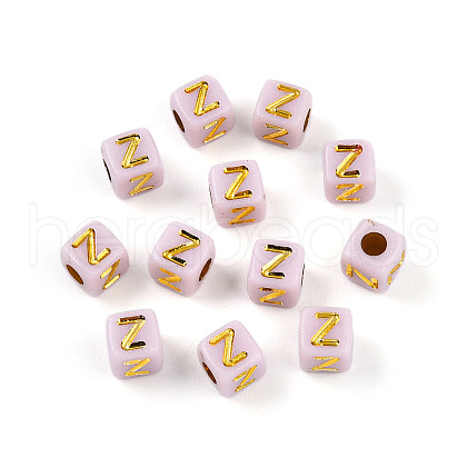 Plating Acrylic Beads OACR-N140-01H-Z-1