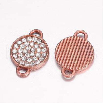 Alloy Grade A Rhinestone Links connectors RB-D314-02R-1
