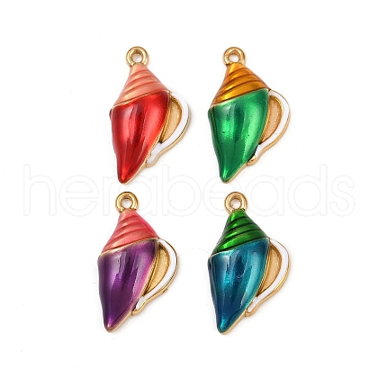 304 Stainless Steel Enamel Pendants STAS-Z140-25G-1