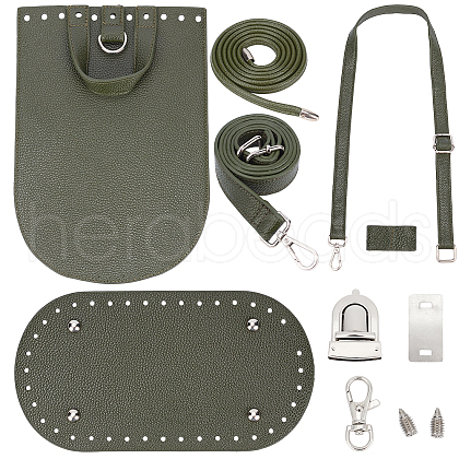 PU Leather Shoulder Bag Making Kits DIY-WH0209-77-1