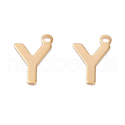 201 Stainless Steel Charms STAS-C021-06G-Y-1