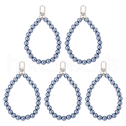 Plastic Beads Pendant Decorations HJEW-TAC0064-04-1