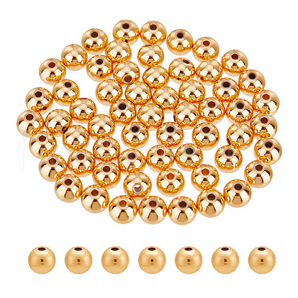 ANATTASOUL 60Pcs Rack Plating Brass Beads KK-AN0001-06-1
